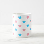 Trans Pride Hearts Tasse (Mittel)