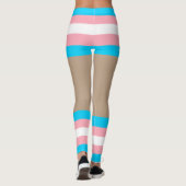 Trans Pride Imitats Shorts & Legs Leggings (Rückseite)