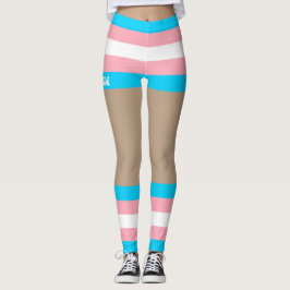 Trans Pride Imitats Shorts & Legs Leggings