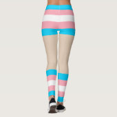 Trans Pride Imitats Shorts & Legs Leggings (Rückseite)