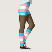 Trans Pride Imitats Shorts & Legs Leggings (Rechts)