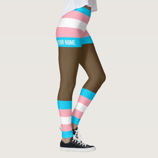 Trans Pride Imitats Shorts & Legs Leggings (Rechts)