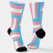 Trans Pride Inspirierte Crew Socken (Gewinkelt)