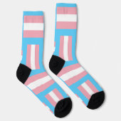 Trans Pride Inspirierte Crew Socken (Rechts)