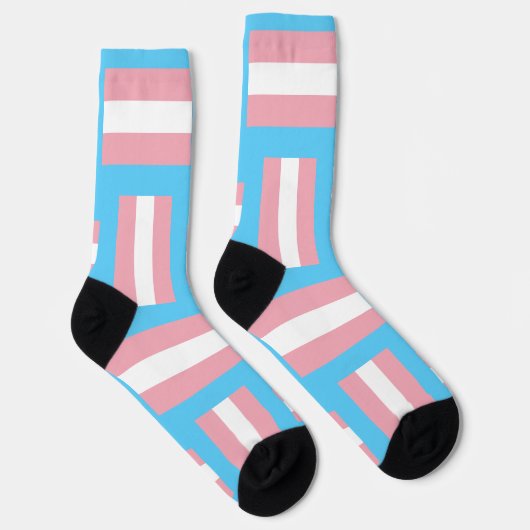 Trans Pride Inspirierte Crew Socken (Rechts)
