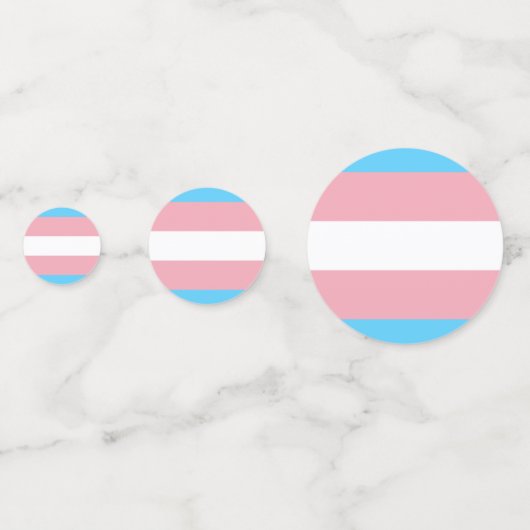 Trans Pride! Konfetti (Vorderseiten)
