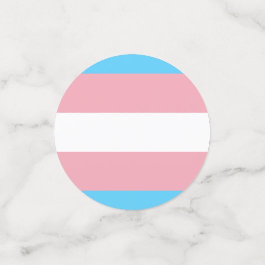 Trans Pride! Konfetti (Klein Vorderseite)