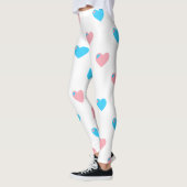 Trans Pride Large Hearts Leggings (Links)