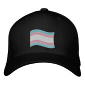 Trans-Pride-Markierung Bestickte Baseballkappe (Vorderseite)