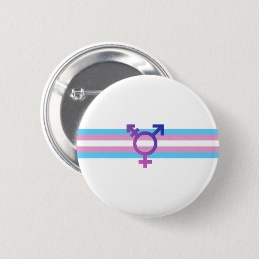 Trans-Pride-Markierung Button (Vorne & Hinten)