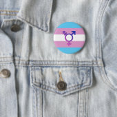 Trans-Pride-Markierung Button (Beispiel)
