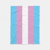 Trans-Pride-Markierung Fleecedecke (Vorderseite)