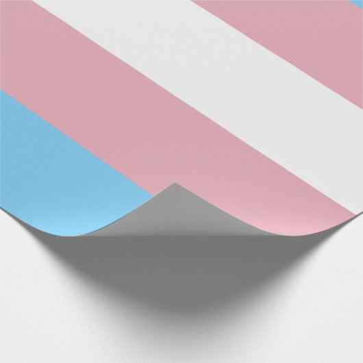 Trans-Pride-Markierung Geschenkpapier (Ecke)