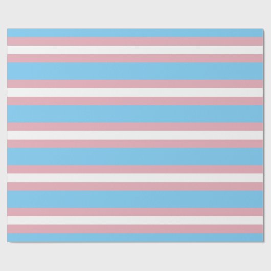 Trans-Pride-Markierung Geschenkpapier (Flach)