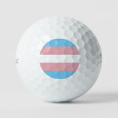 Trans-Pride-Markierung Golfball (Vorderseite)
