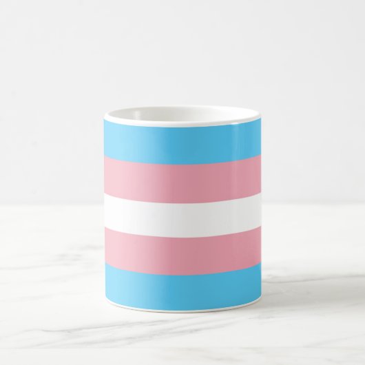 Trans-Pride-Markierung Kaffeetasse (Mittel)