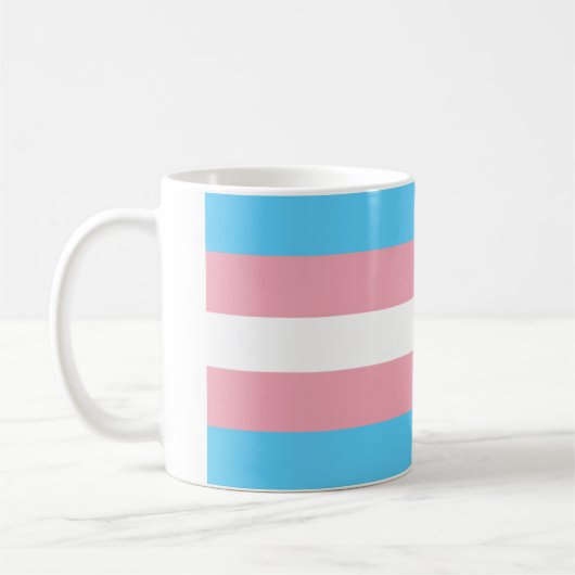Trans-Pride-Markierung Kaffeetasse (Links)