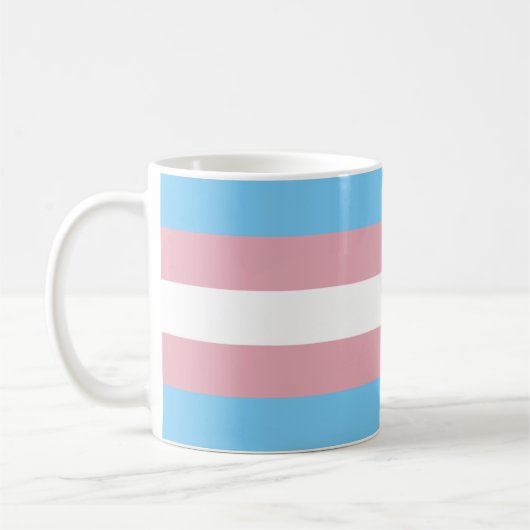 Trans-Pride-Markierung Kaffeetasse (Links)
