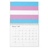 Trans-Pride-Markierung Kalender (Feb 2027)