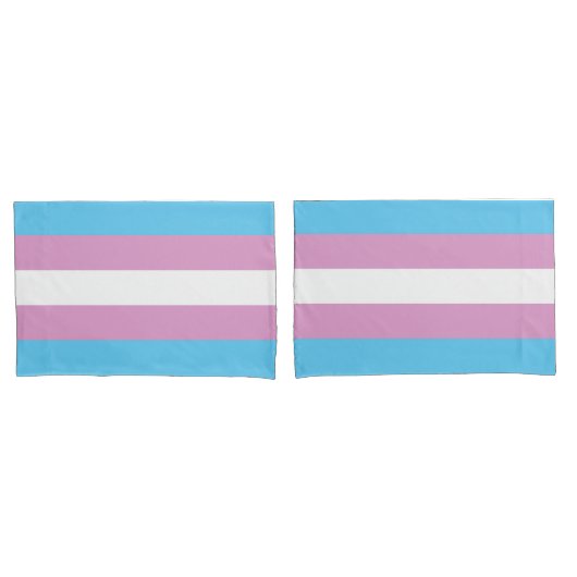 Trans-Pride-Markierung Kissenbezug (Vorderseite-Set)