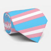 Trans-Pride-Markierung Krawatte (Gerollt)
