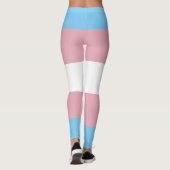 Trans-Pride-Markierung Leggings (Rückseite)