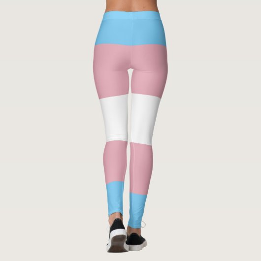 Trans-Pride-Markierung Leggings (Rückseite)