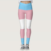 Trans-Pride-Markierung Leggings (Vorderseite)