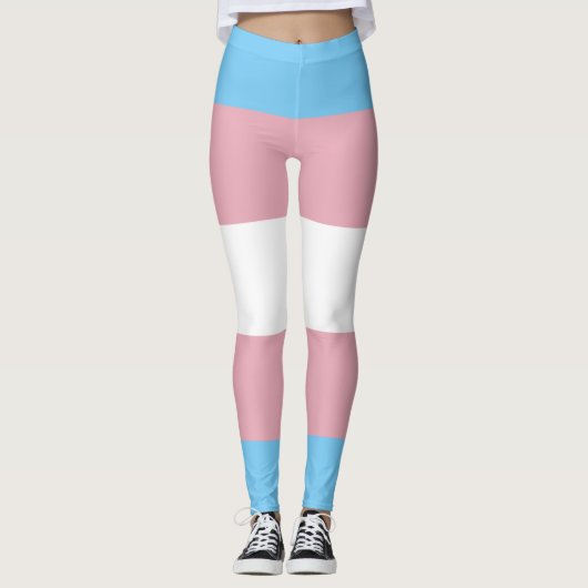 Trans-Pride-Markierung Leggings (Vorderseite)