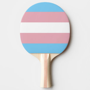 Trans-Pride-Markierung Tischtennis Schläger