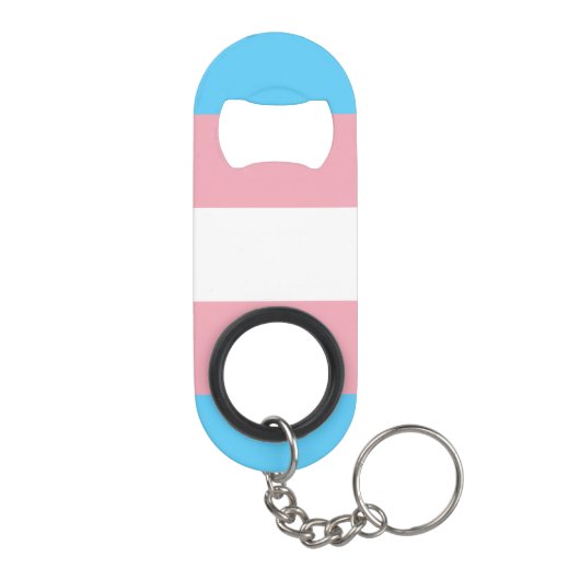 Trans Pride! Mini Flaschenöffner (Rückseite)