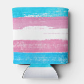 Trans Pride Paint Dosenkühler (Rückseite)