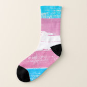 Trans Pride Paint Socken (Links - Außen)