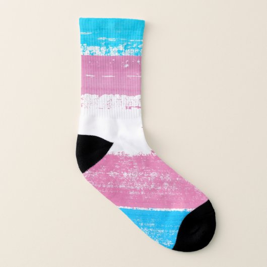 Trans Pride Paint Socken (Links - Innen)