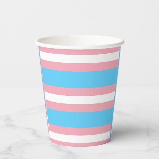 Trans Pride! Pappbecher (Rückseite)