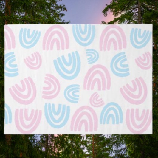 Trans Pride Pastel Rainbow Tissue Seidenpapier