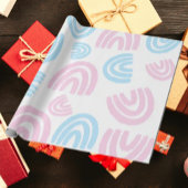 Trans Pride Pastel Rainbow Wrapping Paper Geschenkpapier
