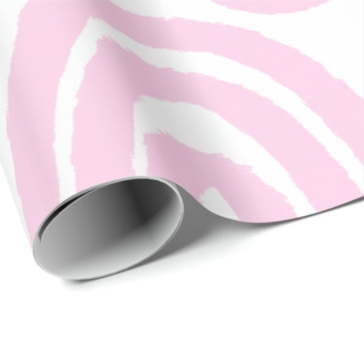 Trans Pride Pastel Rainbow Wrapping Paper Geschenkpapier (Rolleneckpunkt)