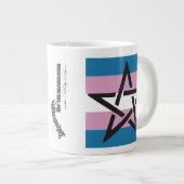 TRANS PRIDE PENTAGRAM TASSE (Vorderseite Rechts)