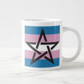 TRANS PRIDE PENTAGRAM TASSE (Rechts)