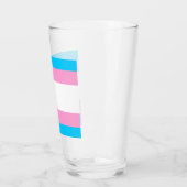 Trans-Pride-Pint-Glas: Sip mit Stolz Glas (Links)
