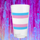 Trans-Pride-Pint-Glas: Sip mit Stolz Glas