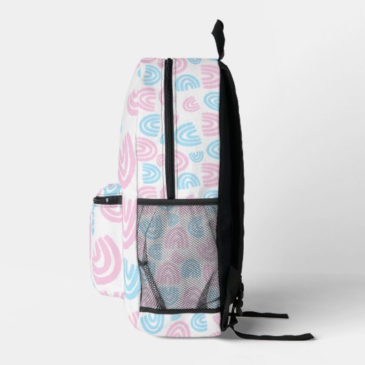 Trans Pride Rainbow Adventure Rucksack (Rechts)
