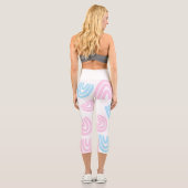 Trans Pride Rainbow Hochwaisted Capris (Rückseite)
