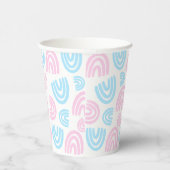 Trans Pride Rainbow Paper Cup Pappbecher (Rechts)