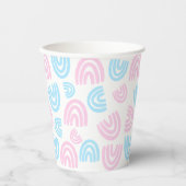 Trans Pride Rainbow Paper Cup Pappbecher (Vorderseite)
