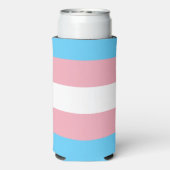 Trans Pride! Selters Dosenkühler (Seltzer Rückseite)