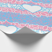 Trans Pride Squiggle Geschenkpapier (Ecke)