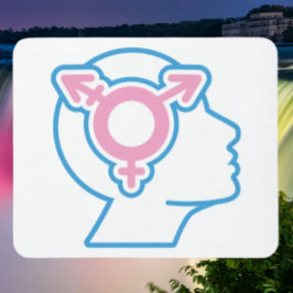 Trans Pride Symbol Mauspad