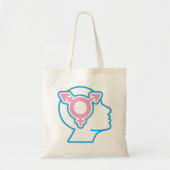 Trans Pride Symbol Tote Bag Tragetasche (Vorne)